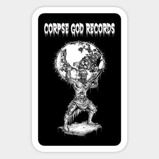 Corpse God Records Sticker